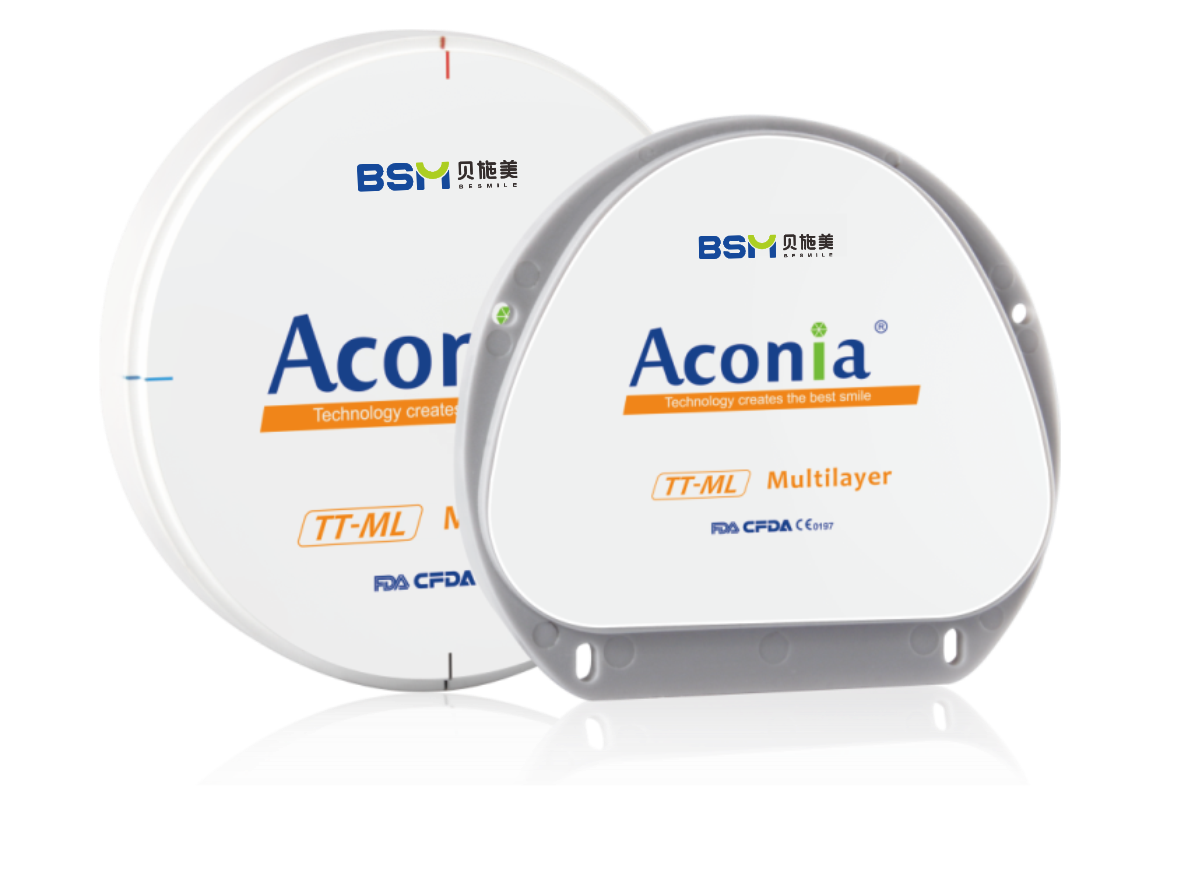 диск диоксида циркония aconia. циркониевая заготовка. диски zro2. Emax болванки для cad cam. циркониевый cad/cam диск 98 мм tt ml.