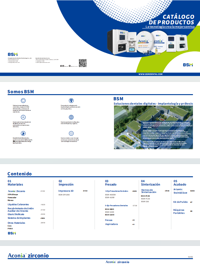 BSM Catálogo de Productos