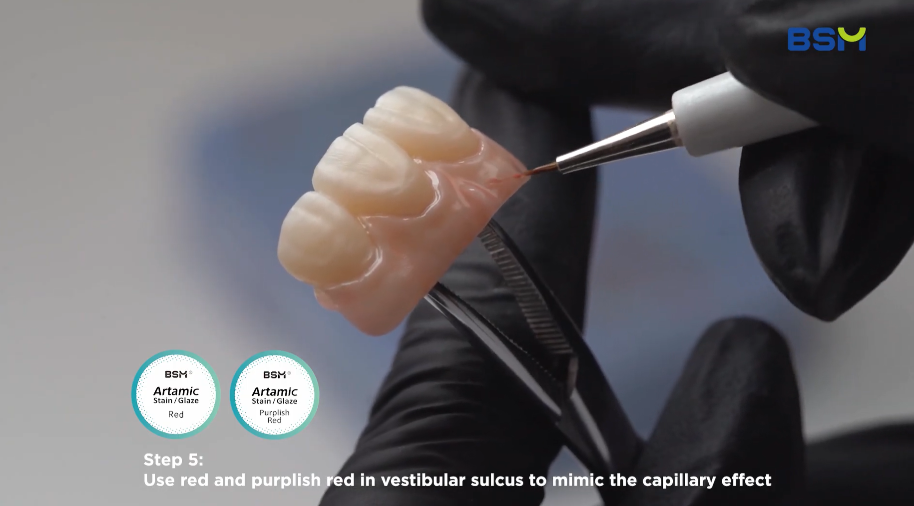 BSM-Artamic-Gingival----Simulation Gingival Staining Instruction Video